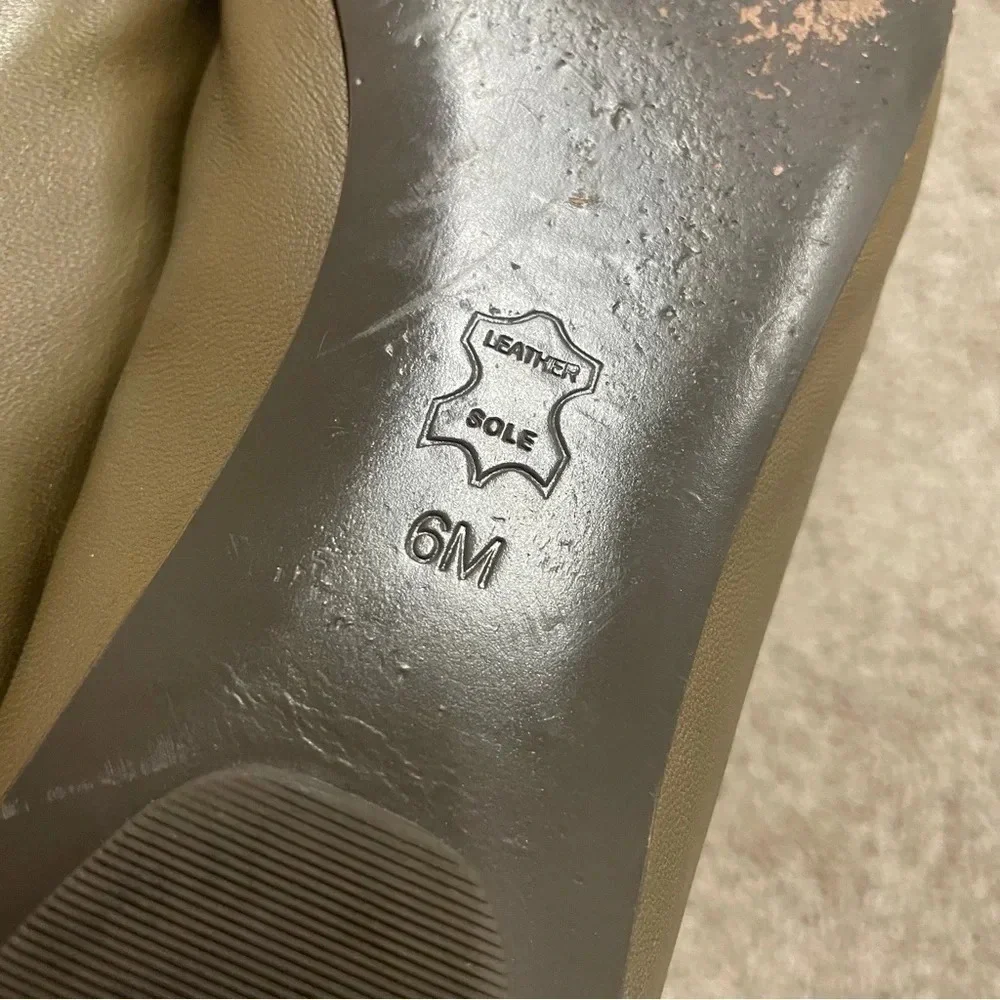 Tory Burch JOLENE Leather Ballet Bow Flat size 6
